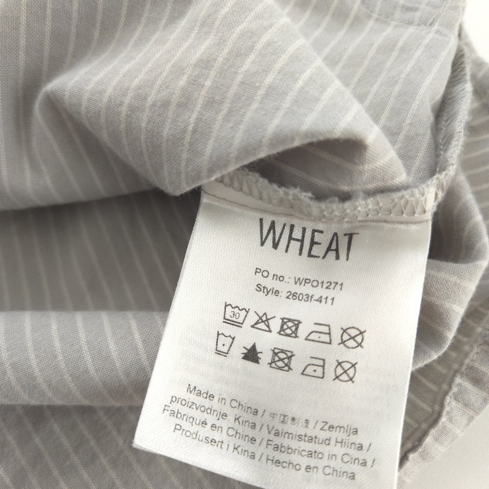 WHEAT Kids Organic Cotton Button Up Shirt size 8Y - Picture 10 of 11